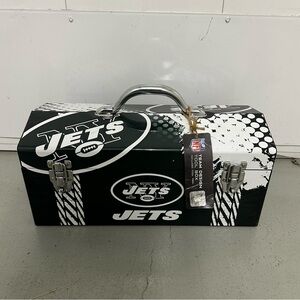 New York Jets NFL Team Toolbox w/ Removable Tool Tray
